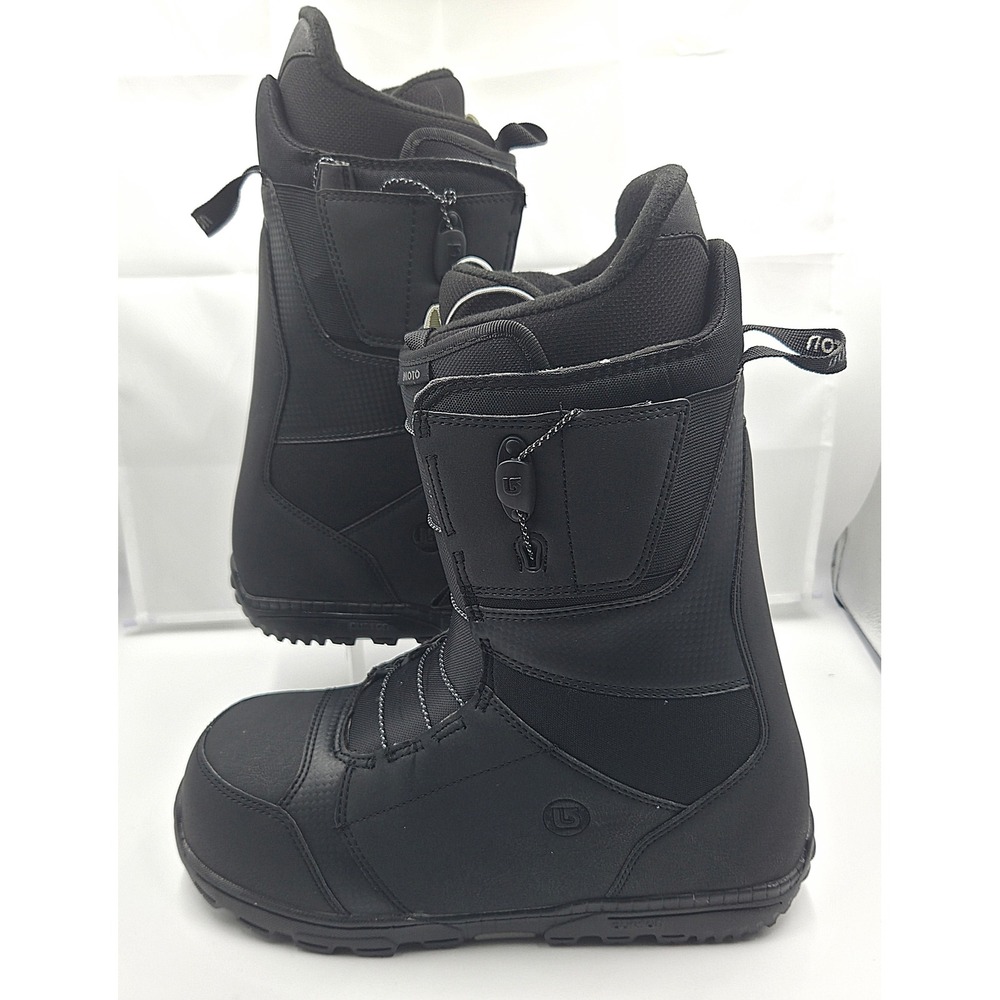 Burton Moto Snowboard Boots Black Speed Zone Lacing Imprint 1 Liner Mens